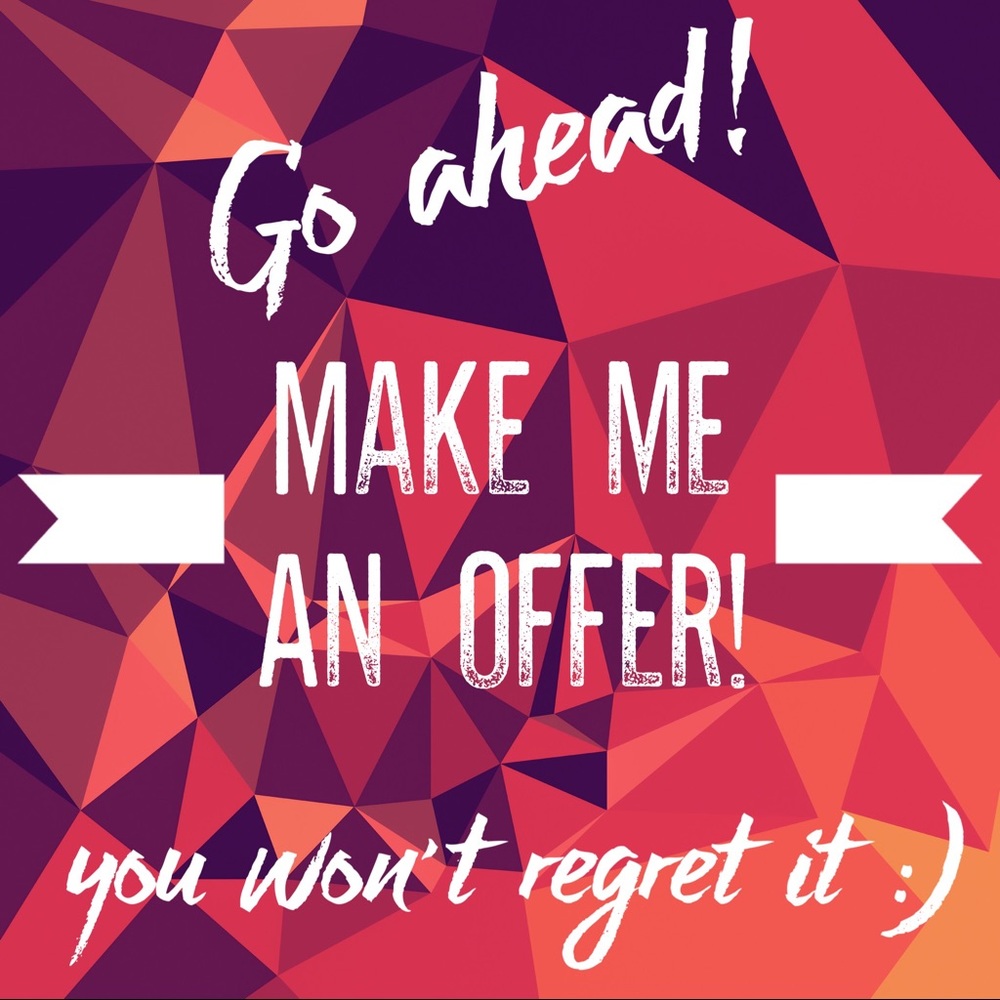 Make me an offer ☺️